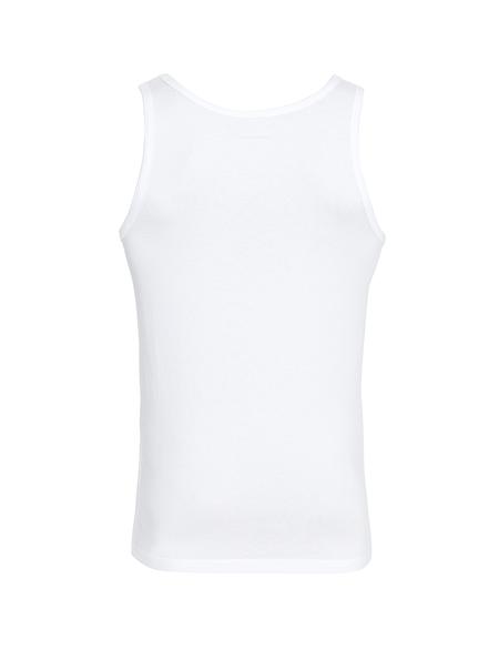 Beyaz Pamuk Modal Karışımlı 2'li Atlet - 50288801003