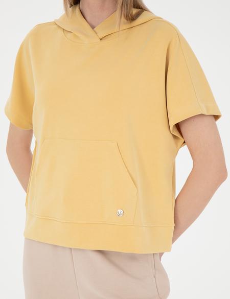 Sarı Regular Fit Sweatshirt - 50256199034