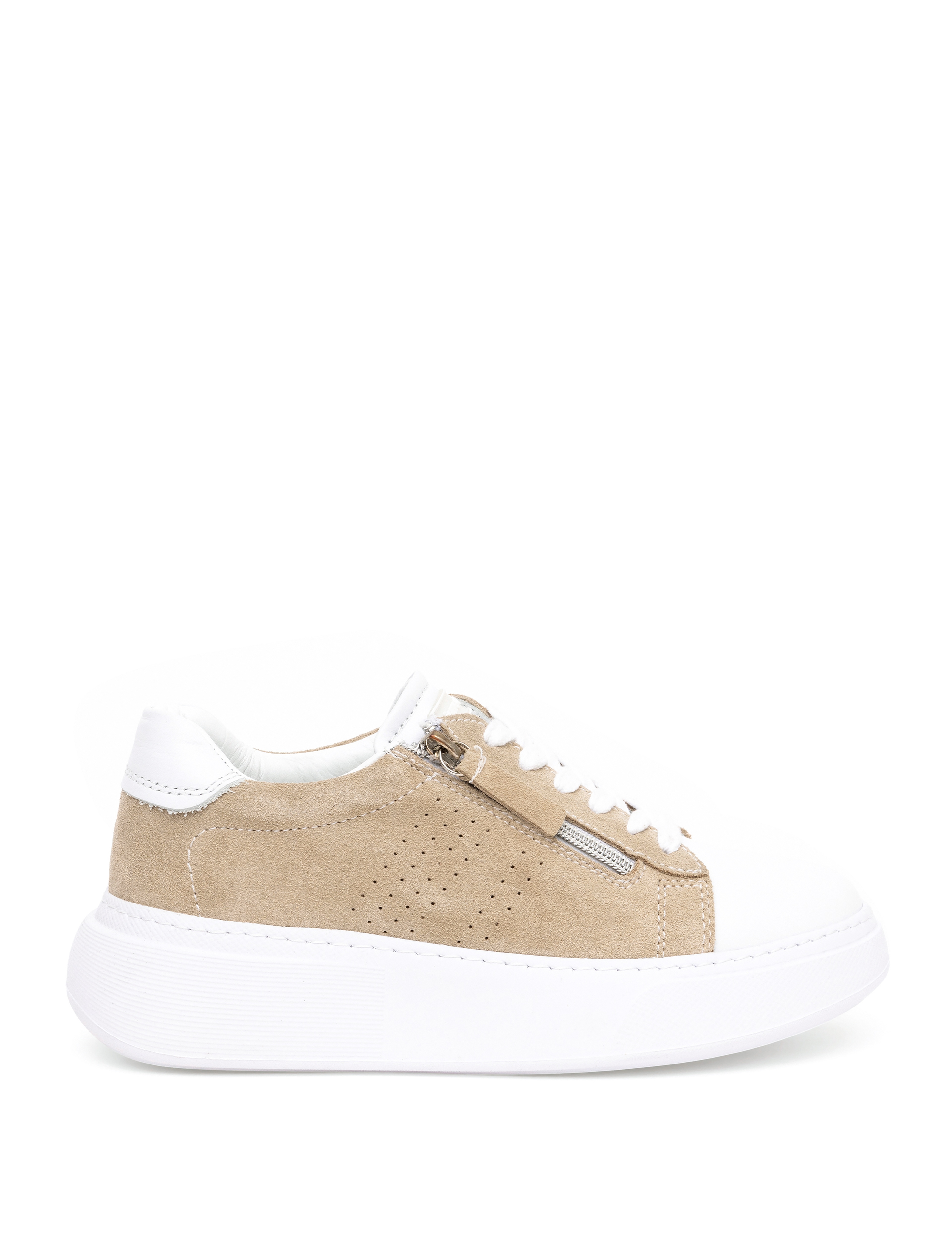 Bej Deri Sneaker - Image 4