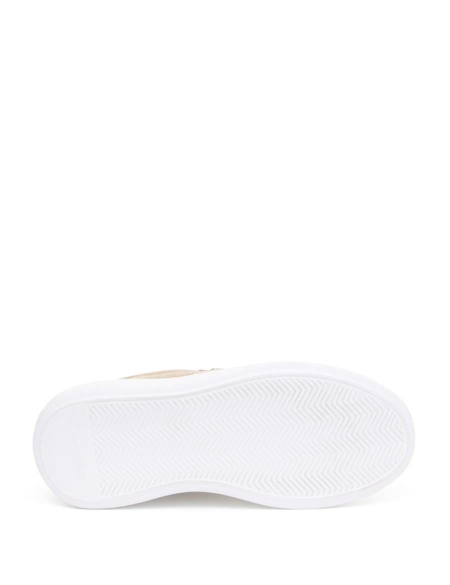Bej Deri Sneaker