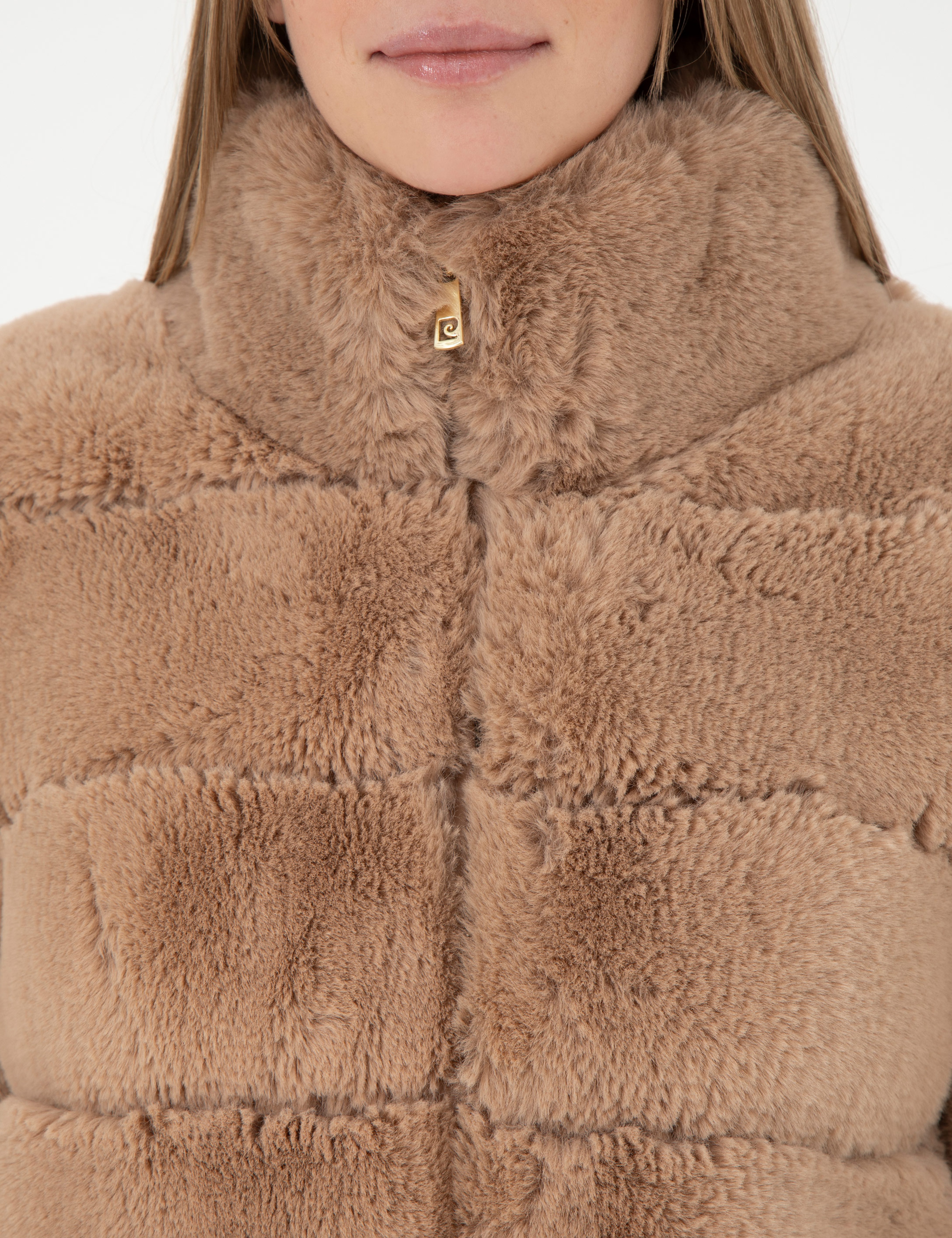 Bej Comfort Fit Suni Kürk
