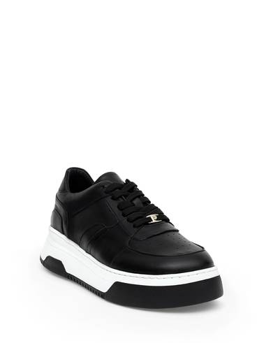 Siyah Deri Sneaker