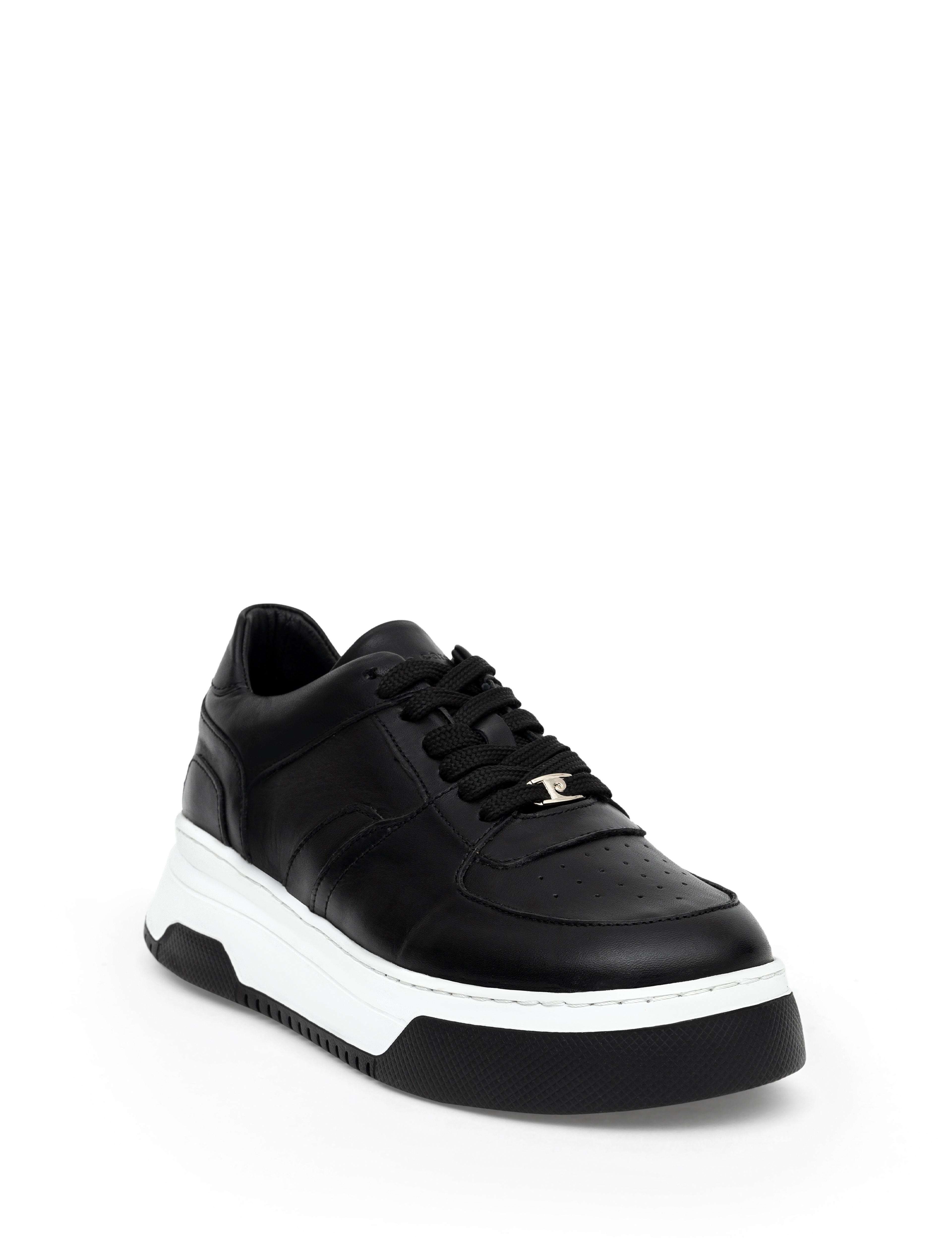 Siyah Deri Sneaker
