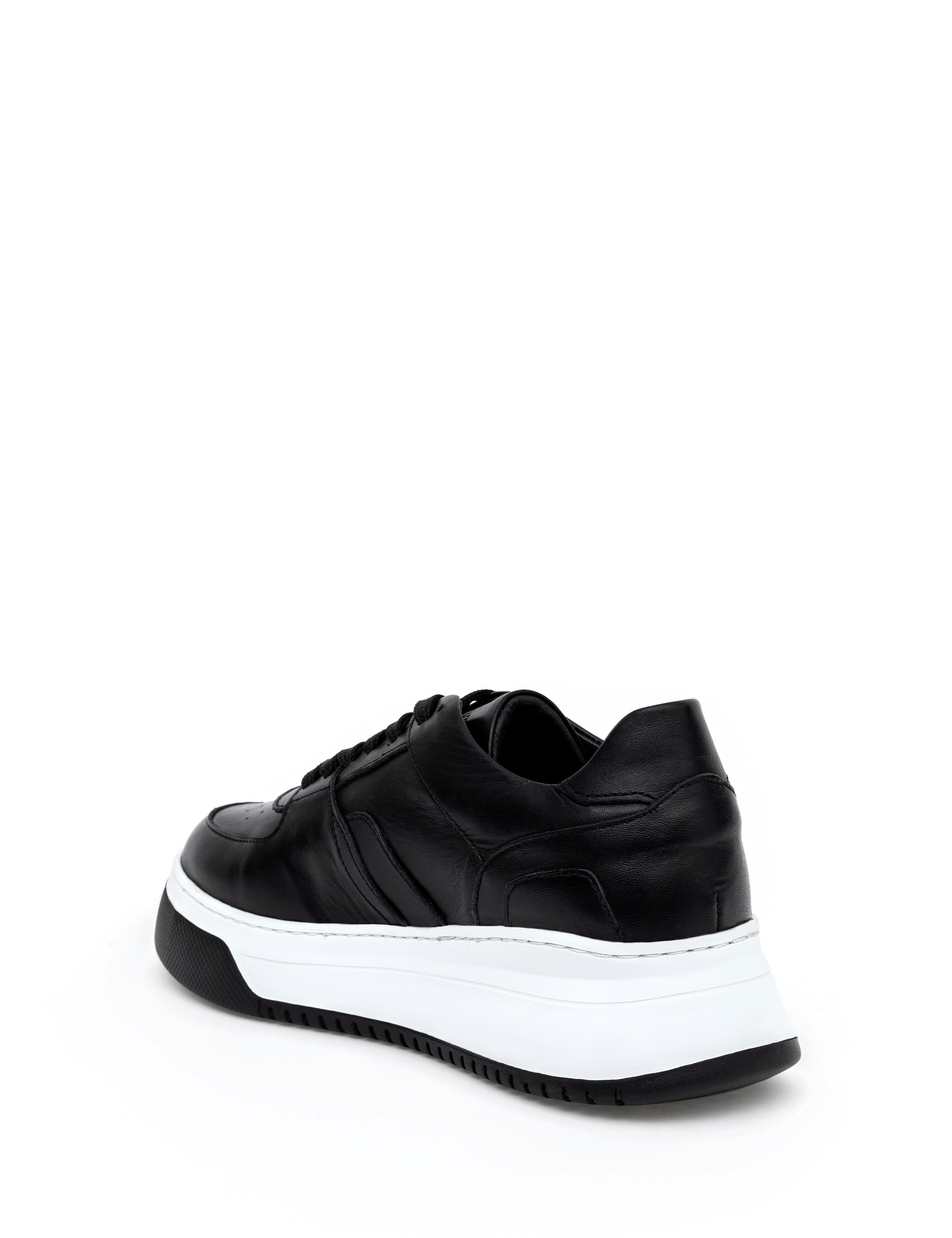 Siyah Deri Sneaker - Image 6