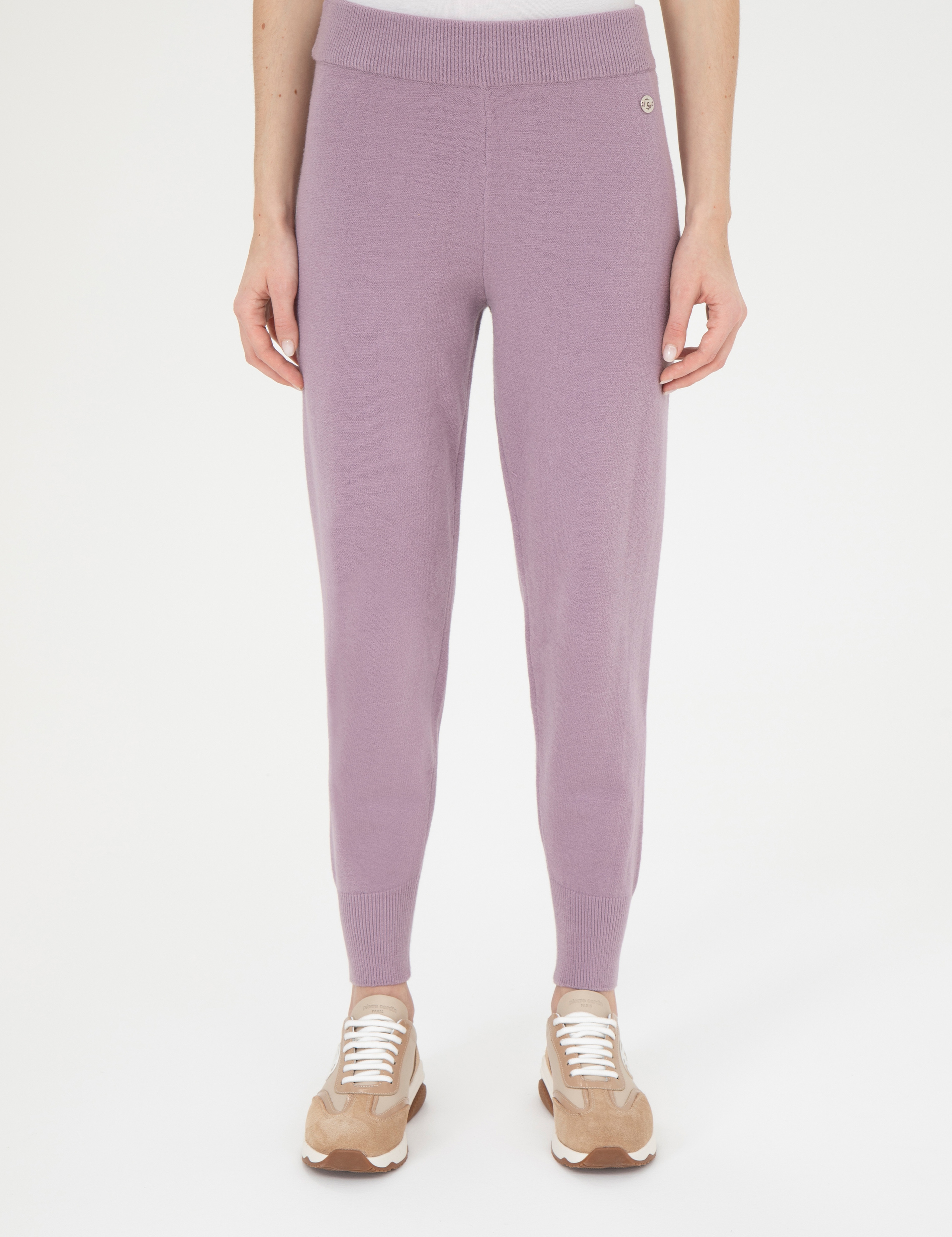 Lila Slim Fit Triko Pantolon - Image 2