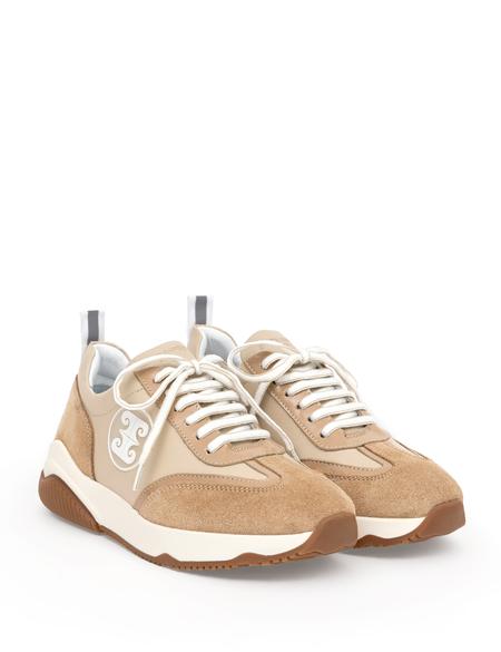 Bej Deri Sneaker - 50287340010