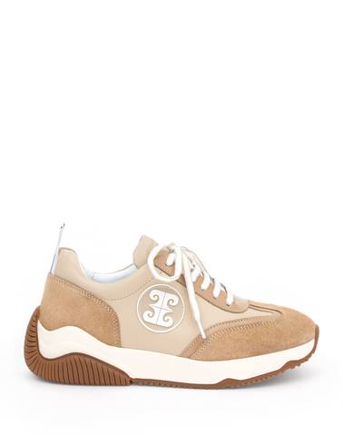 Bej Deri Sneaker