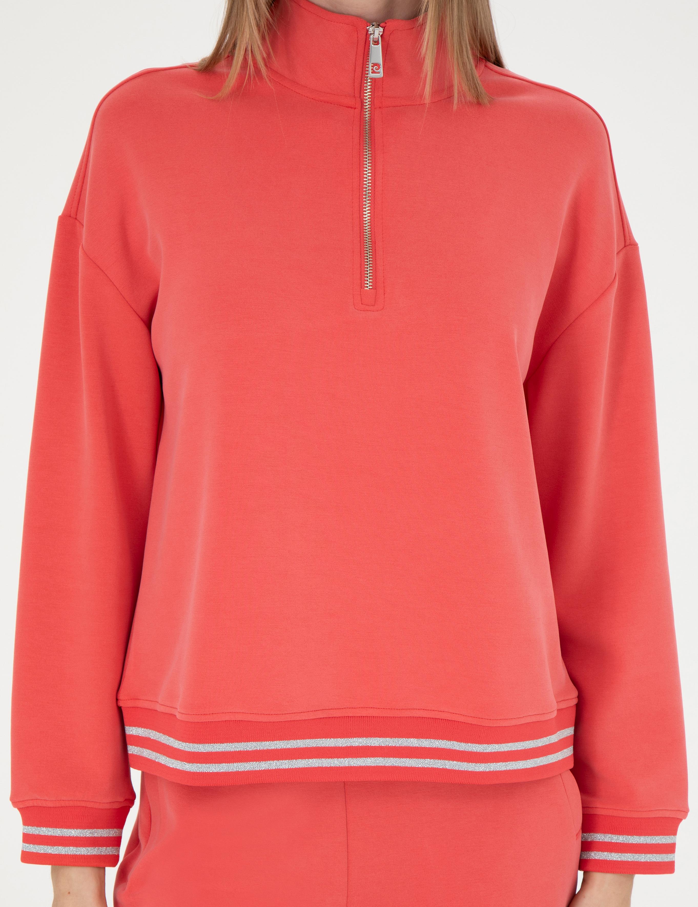 Nar Çiçeği Oversize Sweatshirt