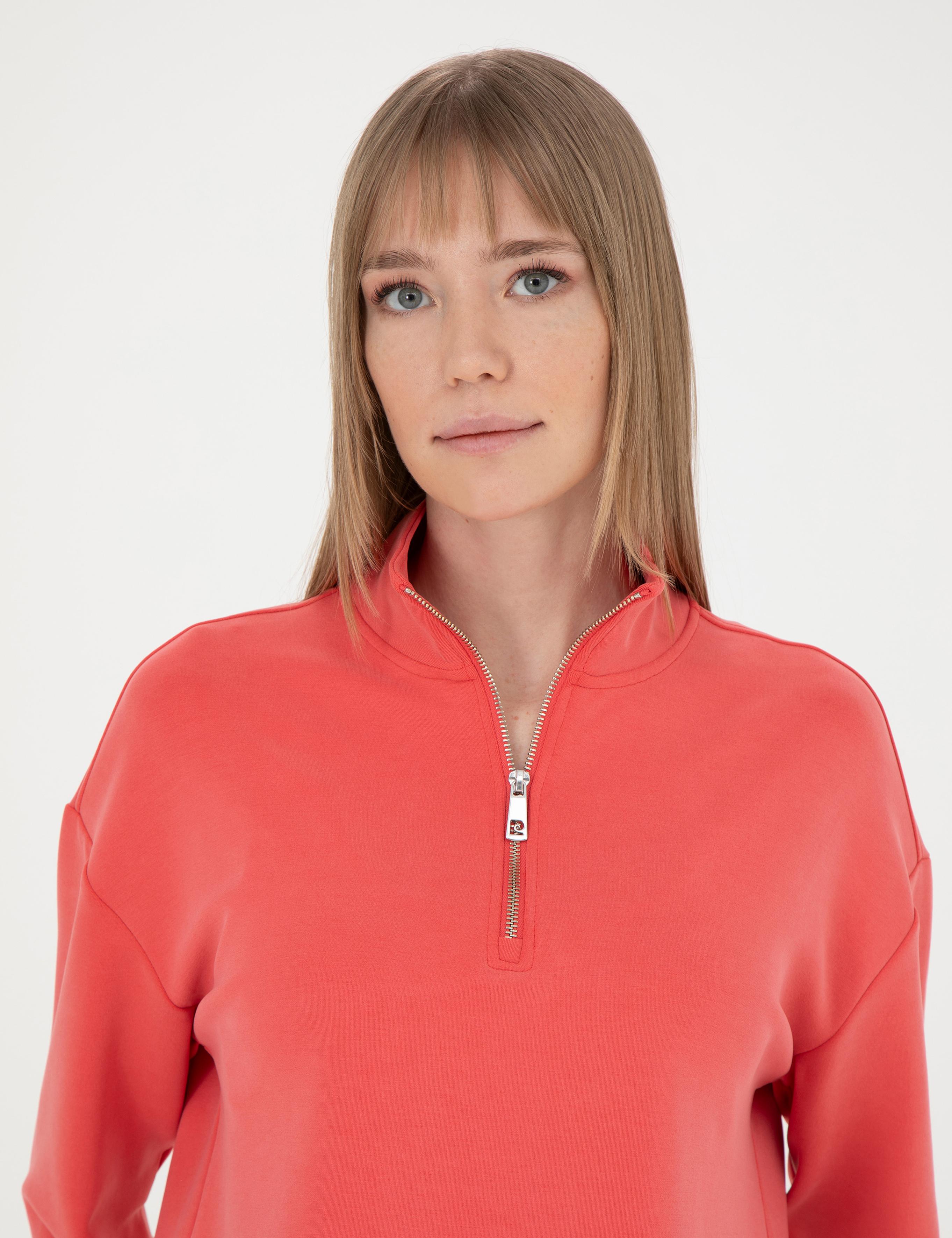 Nar Çiçeği Oversize Sweatshirt