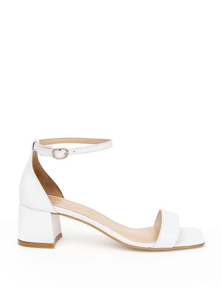 Beyaz Topuklu Ayakkabı - 50287578018