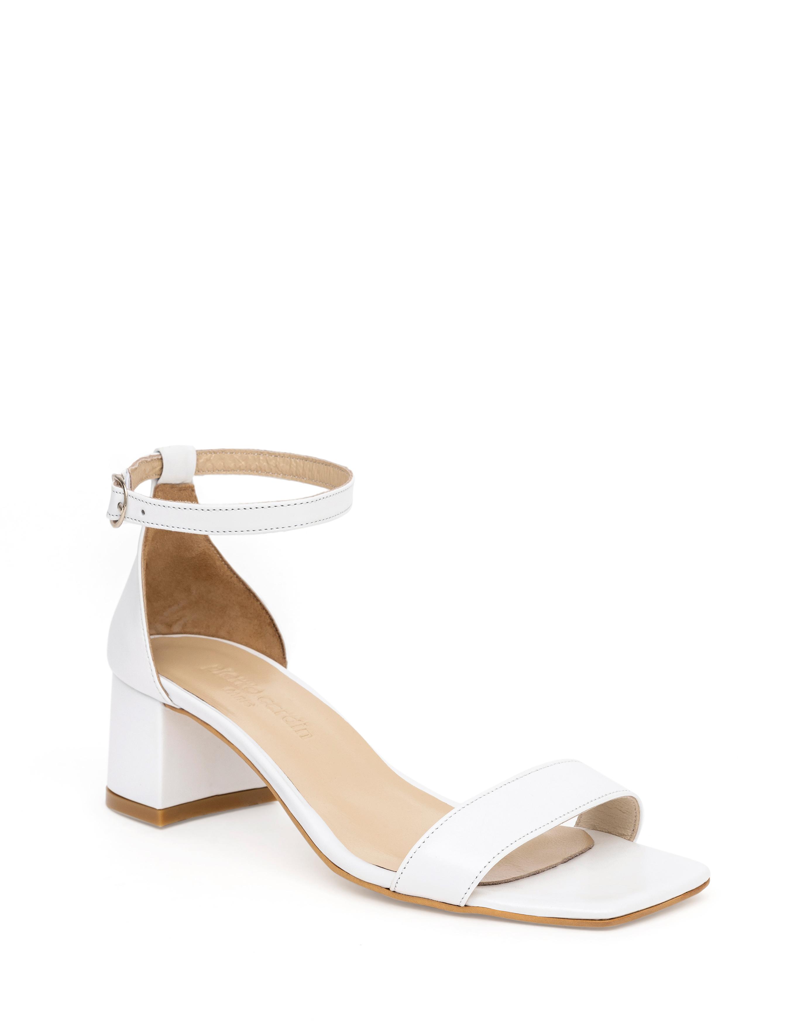 Beyaz Topuklu Ayakkabı