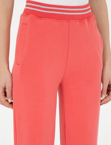 Nar Çiçeği Loose Fit Eşofman Altı