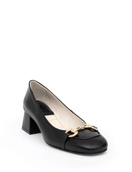 Siyah Topuklu Ayakkabı - 50287344019