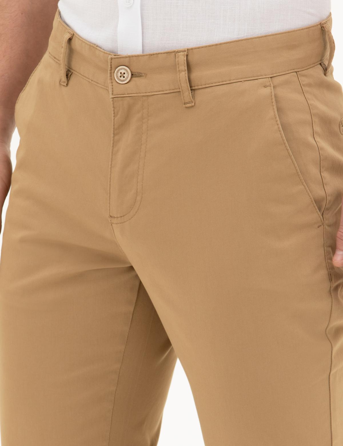 Camel Slim Fit Kanvas Pantolon - 50288511233