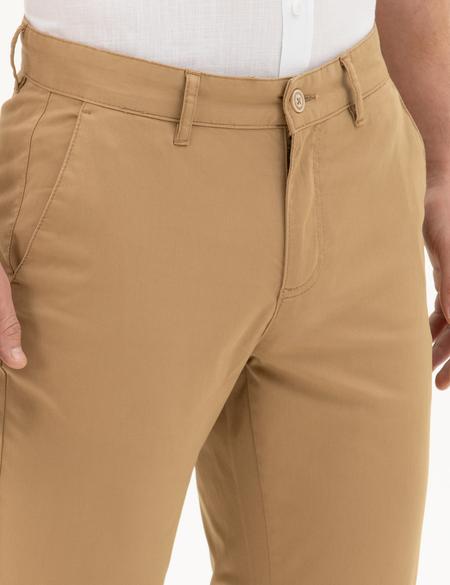Camel Slim Fit Kanvas Pantolon - 50288511233