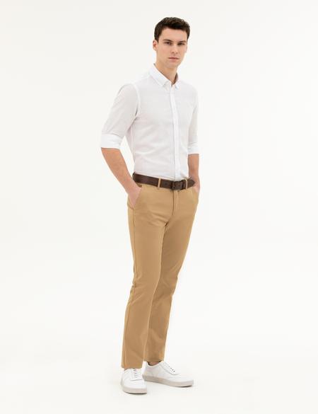 Camel Slim Fit Kanvas Pantolon - 50288511233