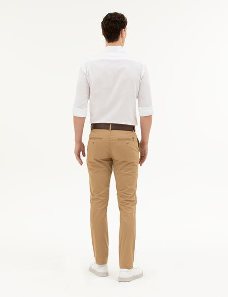 Camel Slim Fit Kanvas Pantolon - 50288511233