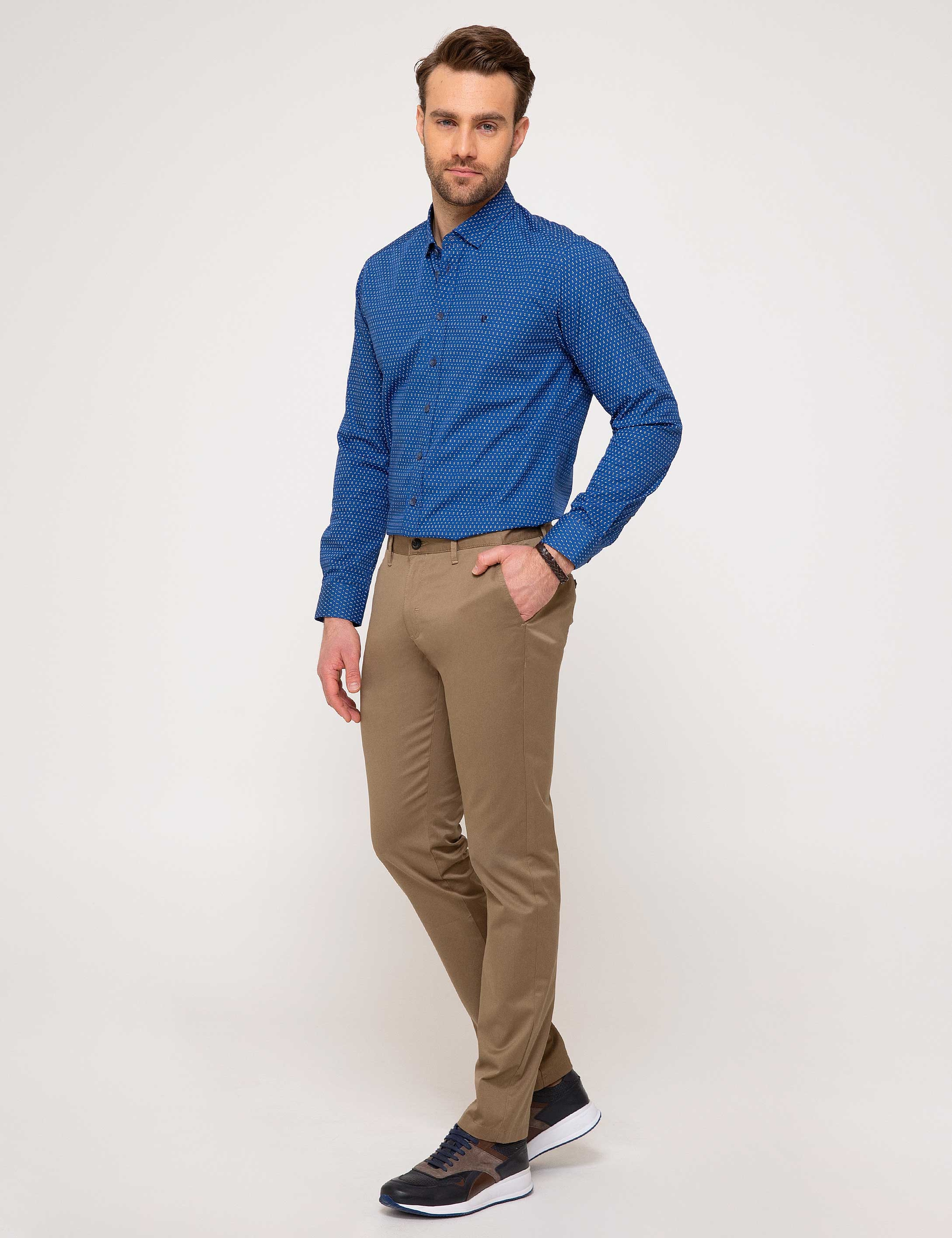 Vizon Slim Fit Kanvas Pantolon - Image 2