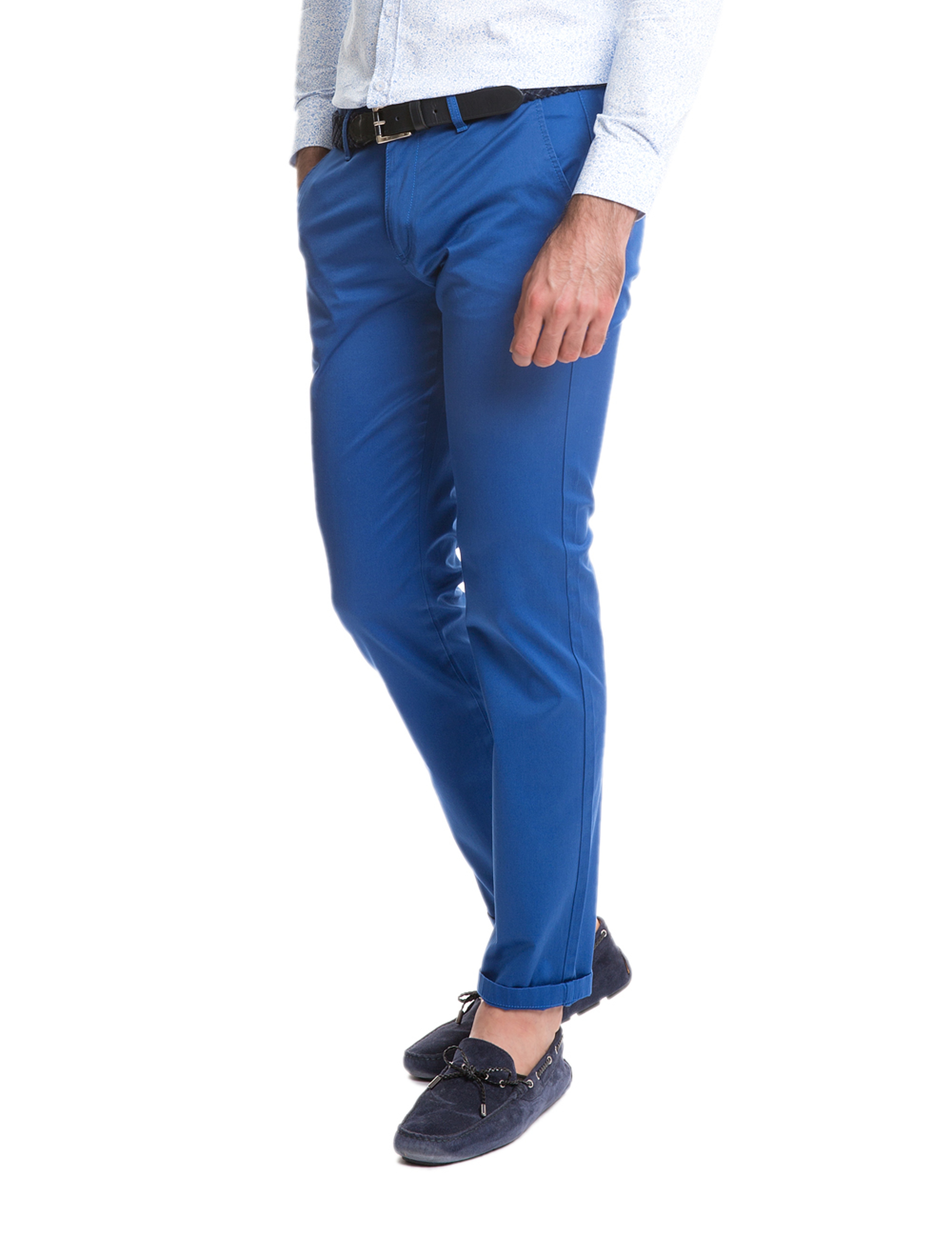Saks Slim Fit Kanvas Pantolon - Image 5