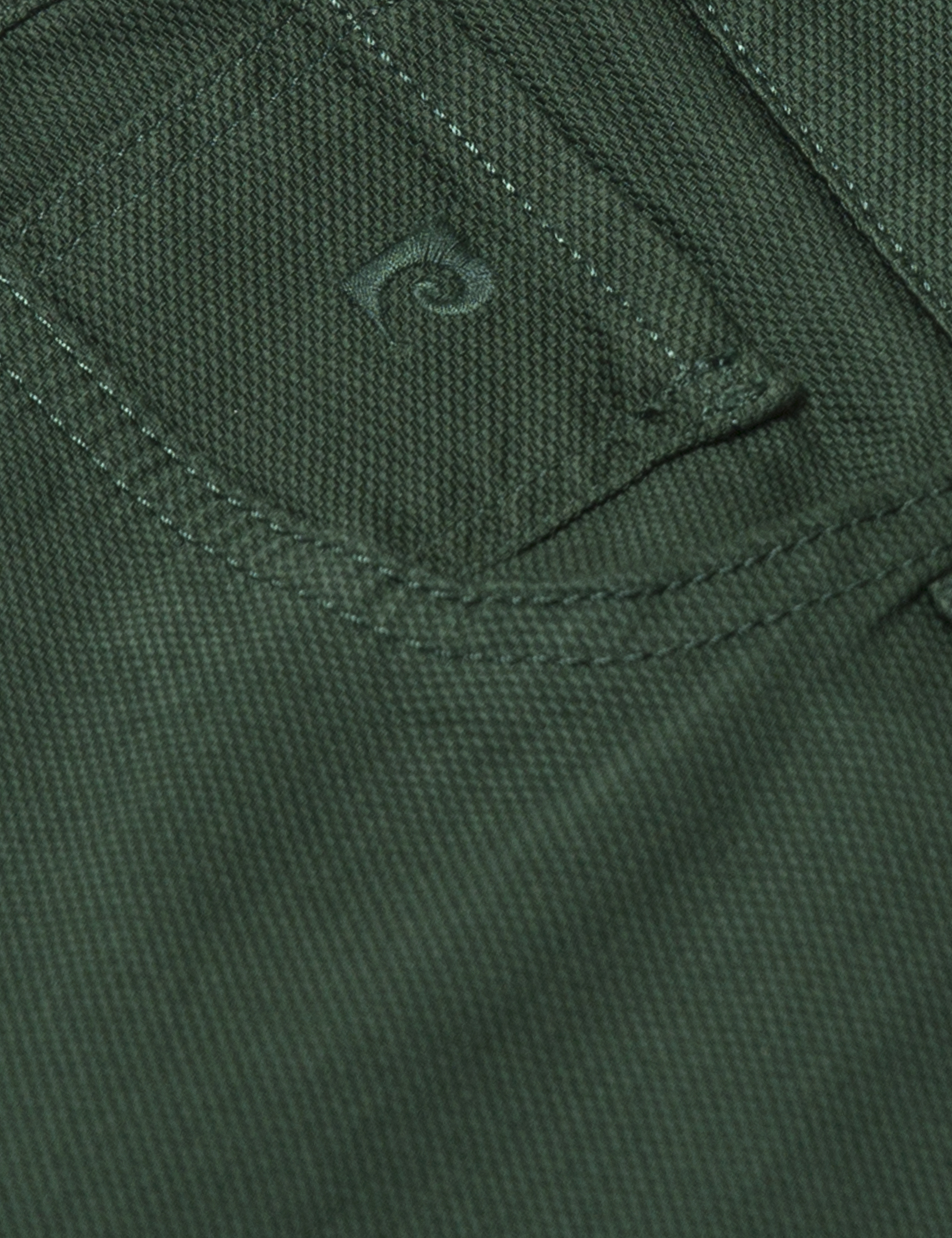 Koyu Yeşil Slim Fit Kanvas Pantolon