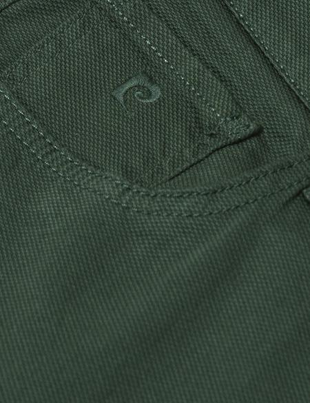 Koyu Yeşil Slim Fit Kanvas Pantolon - 50168747123