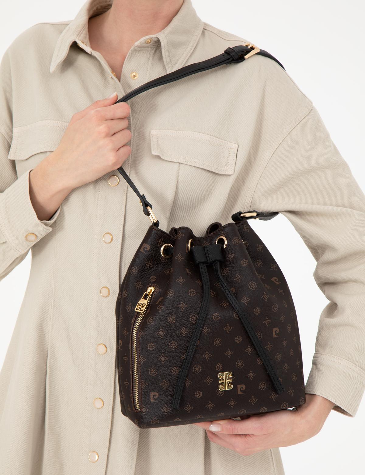 Kahverengi Büzgülü Çanta - 50297774001