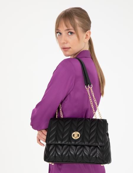 Siyah Omuz Çantası - 50287539001