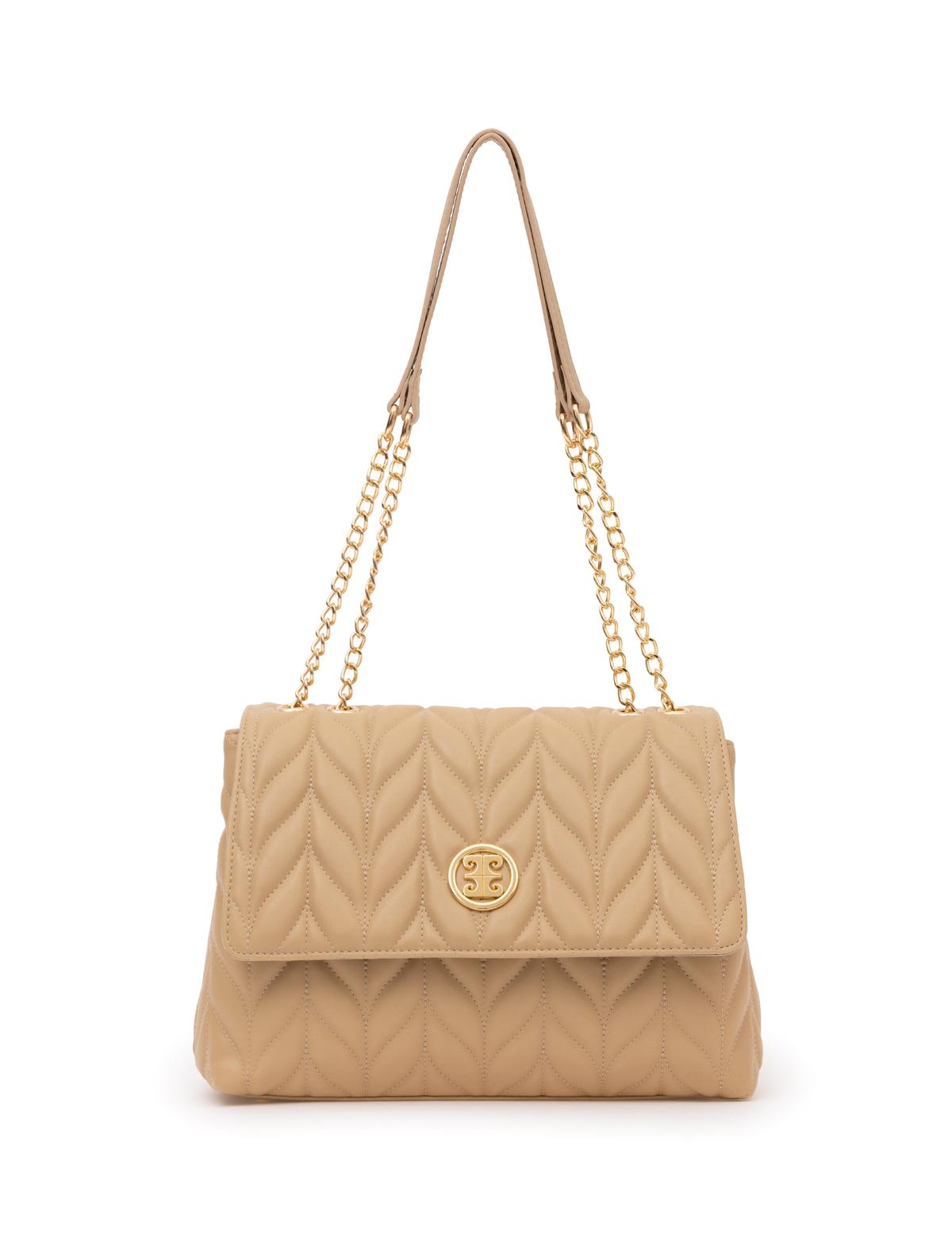 Bej Omuz Çantası - 50287539002