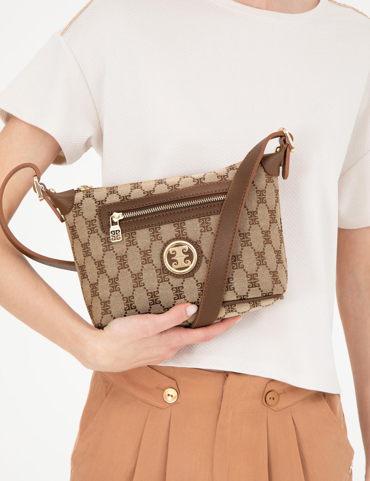 Kahverengi Çapraz Çanta - 50287541004