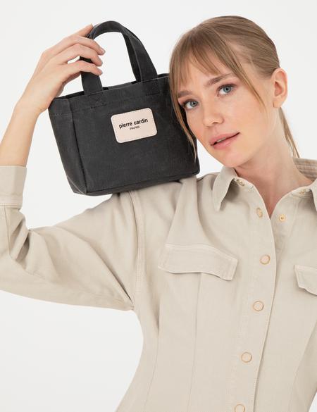 Siyah Kanvas Çanta - 50291672001