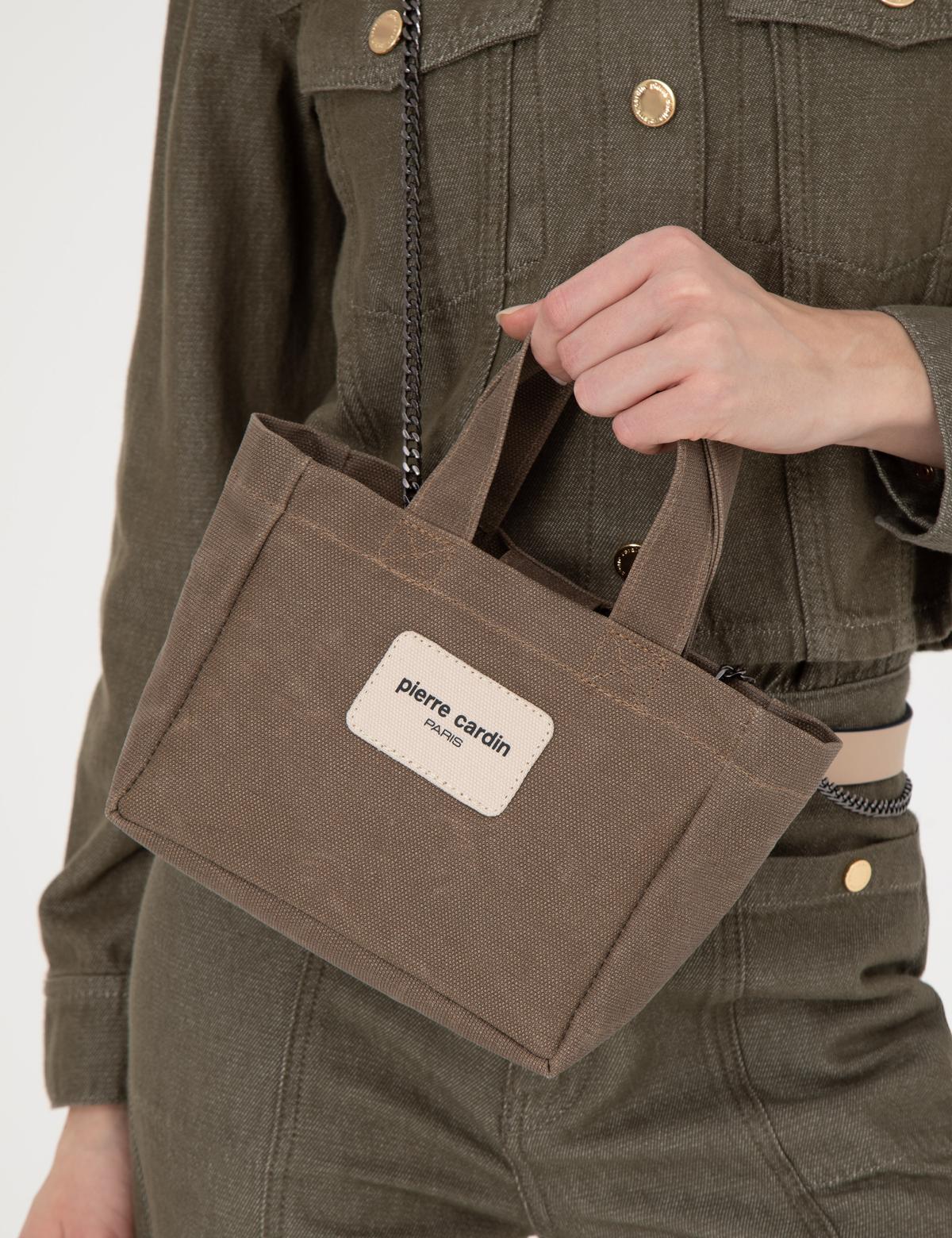 Kahverengi Kanvas Çanta - 50291672004