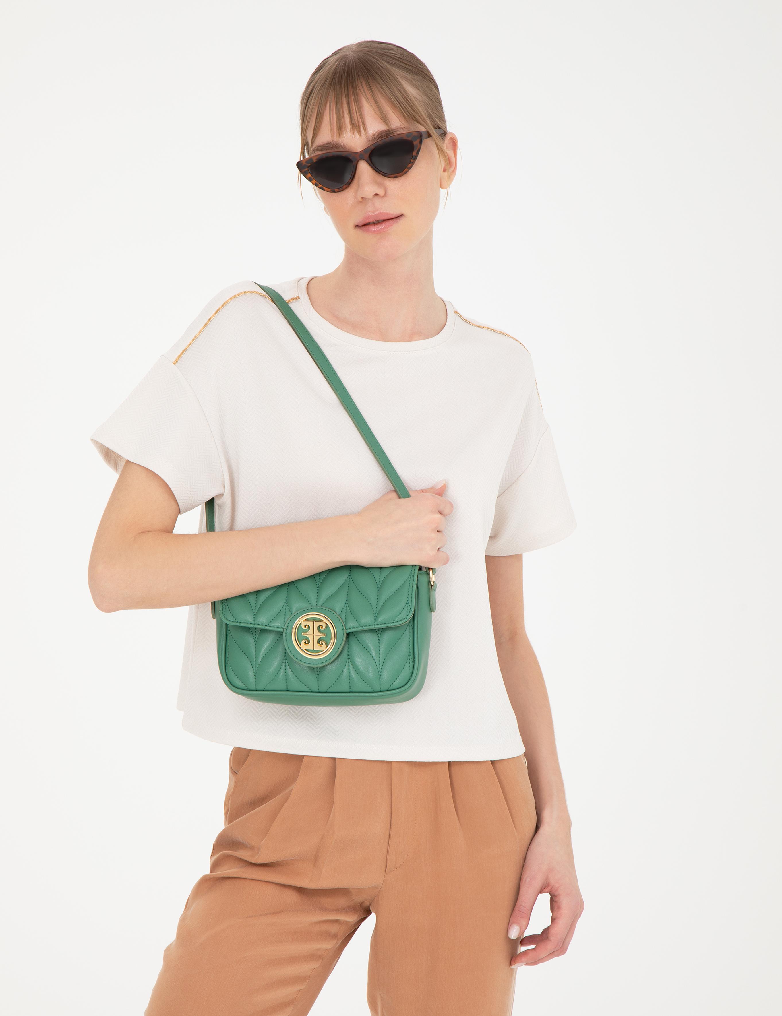 Yeşil Omuz Çantası