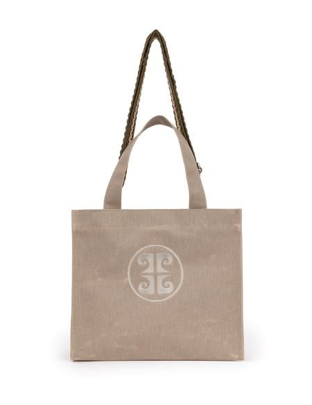 Bej Kanvas Çanta - 50287441004