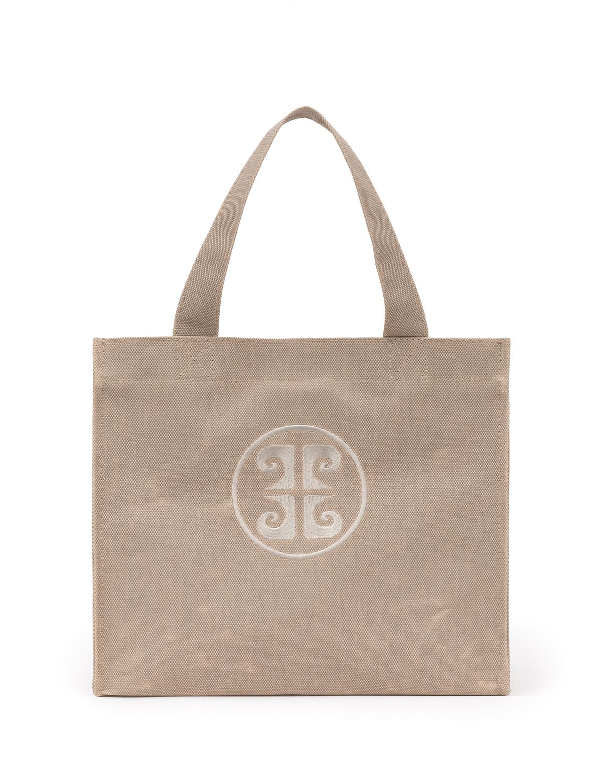 Bej Kanvas Çanta - 50287441004