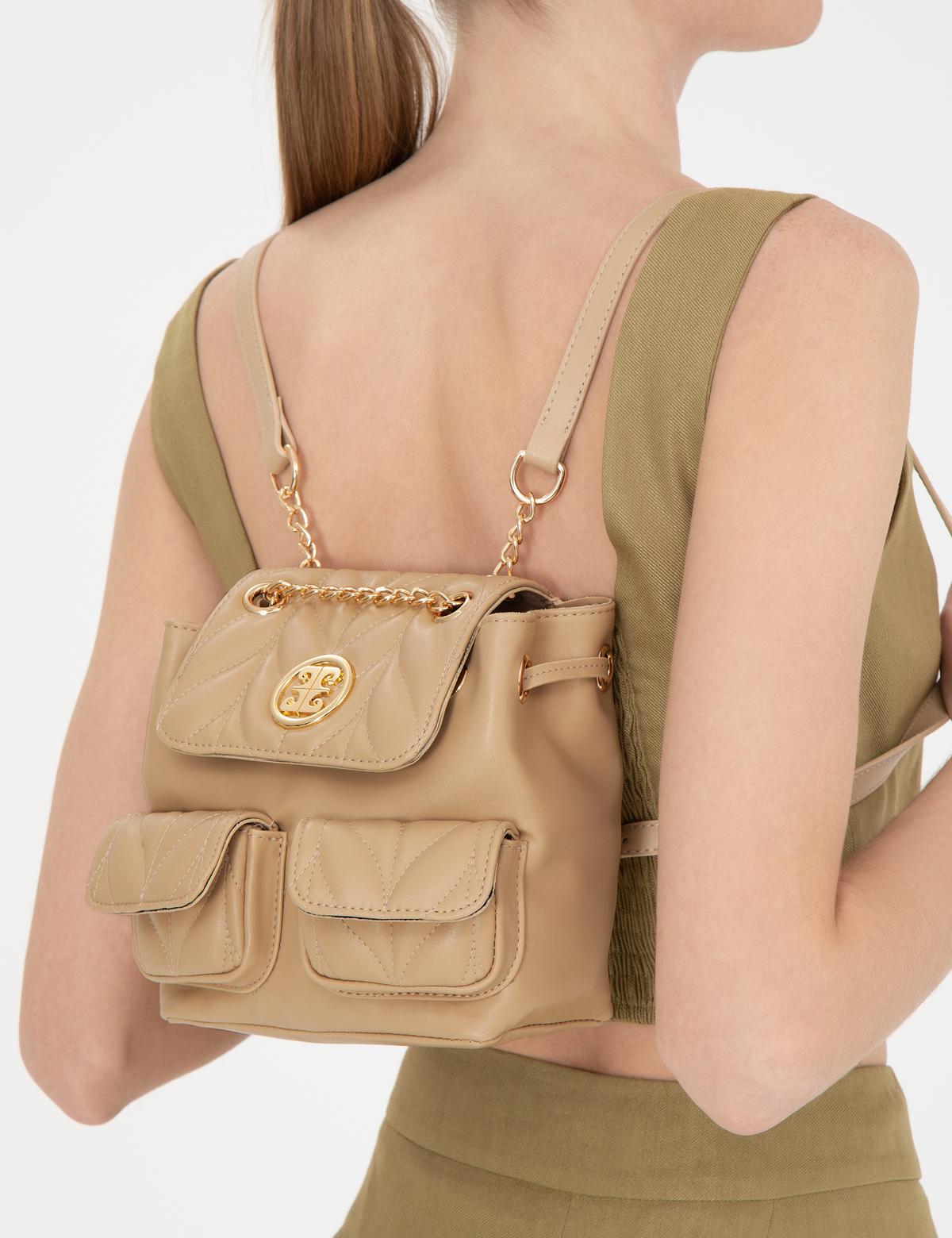 Bej Sırt Çantası - 50287533002