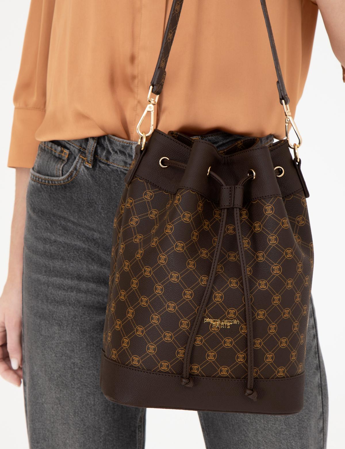 Kahverengi Büzgülü Çanta - 50281497001