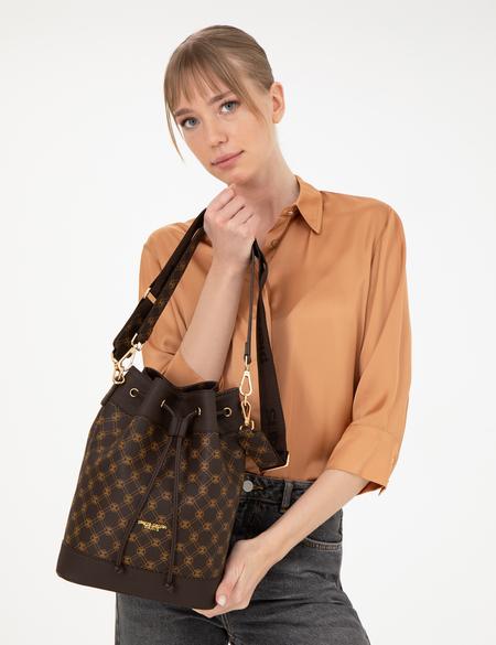 Kahverengi Büzgülü Çanta - 50281497001