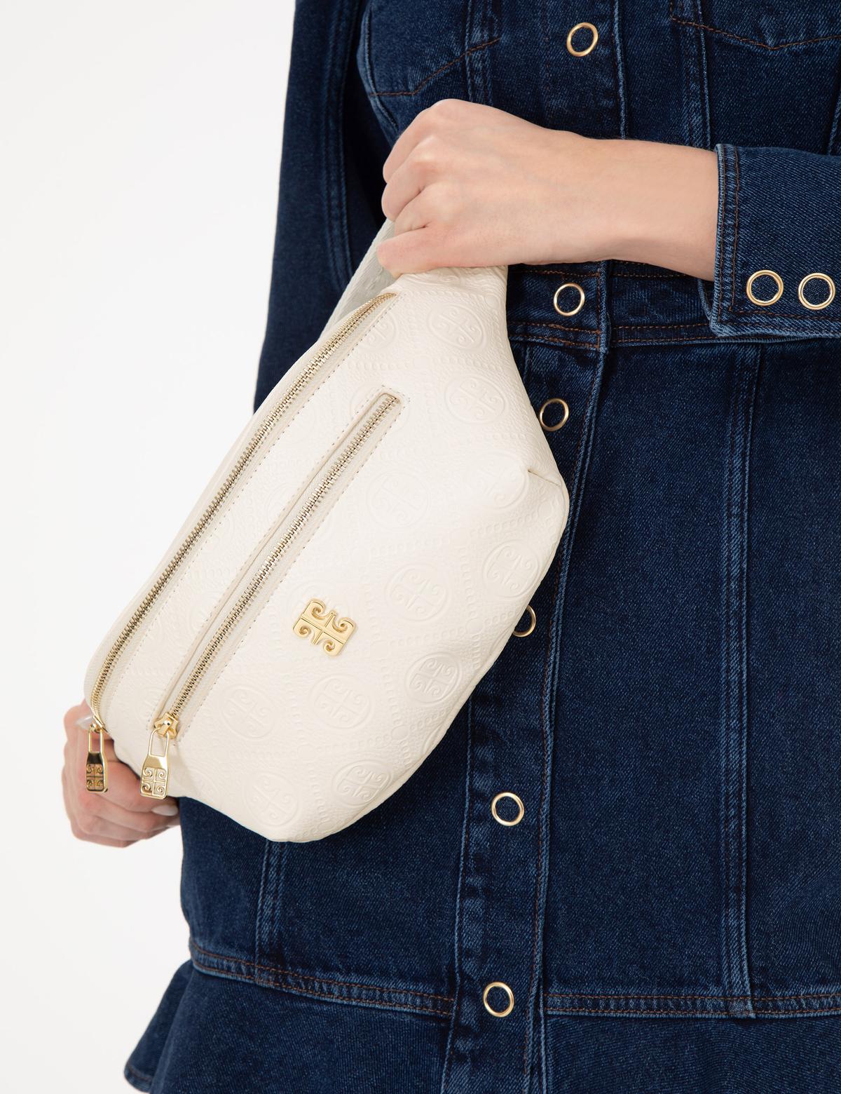 Ecru Bel Çantası - 50291659002