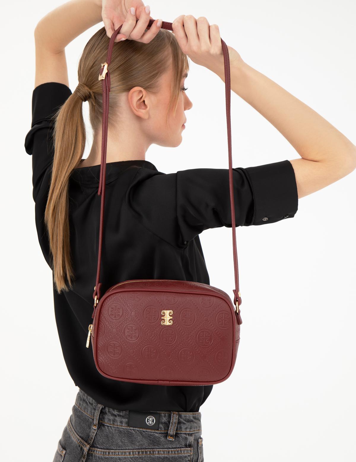 Bordo Çapraz Çanta - 50291660001