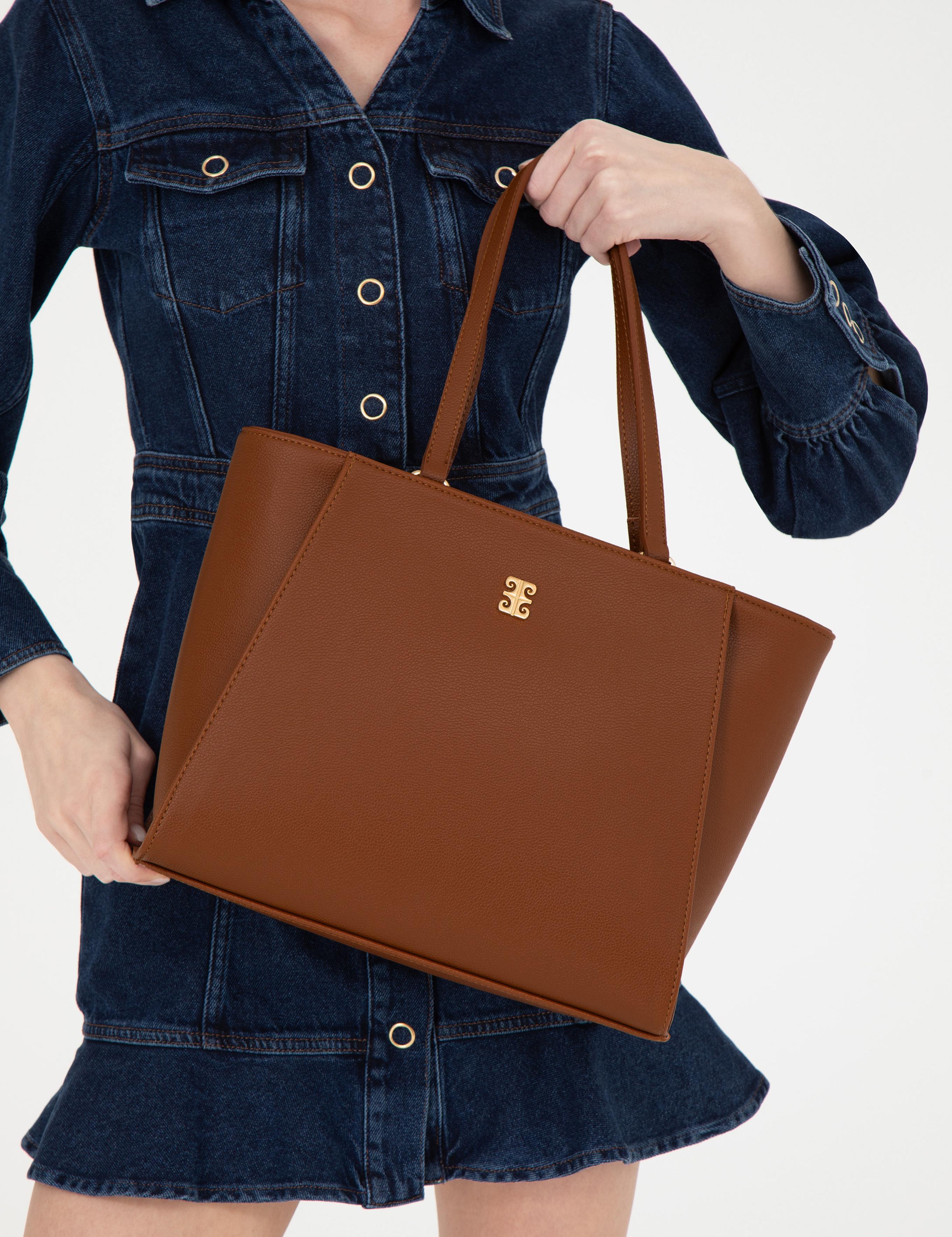 Kahverengi Omuz Çantası