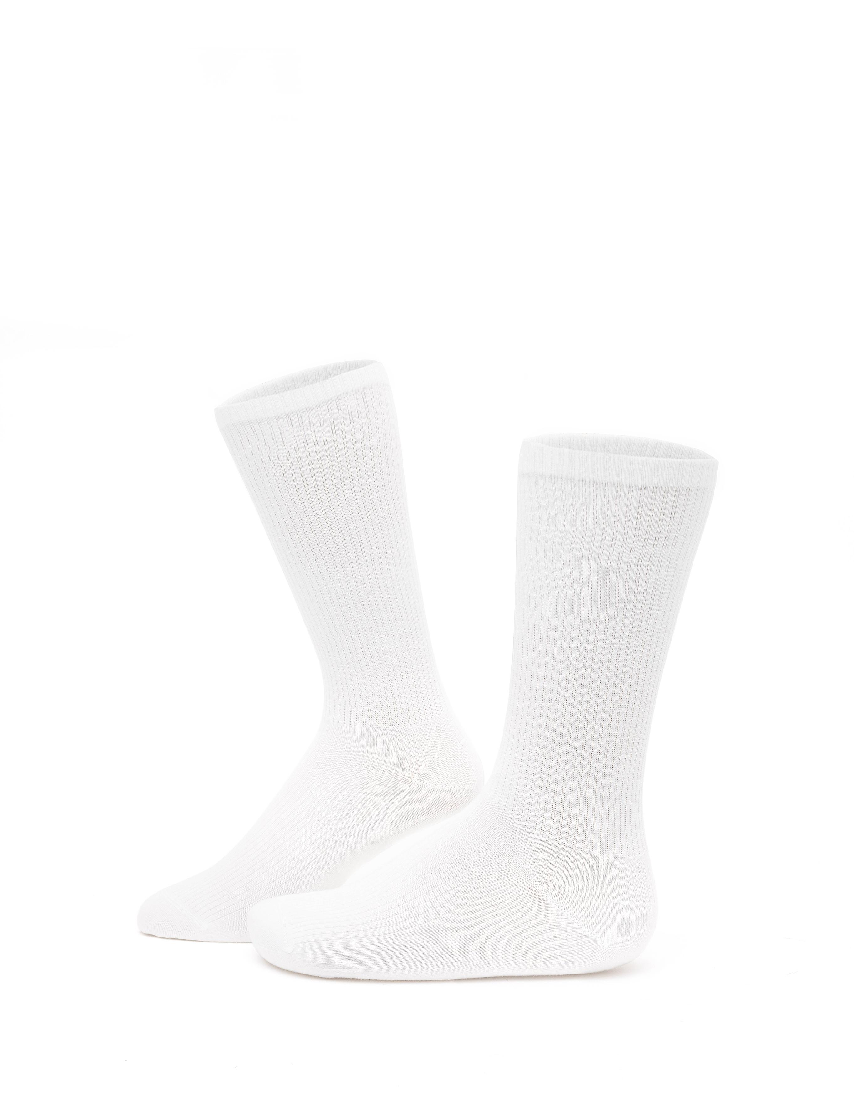 Erkek Beyaz Çorap