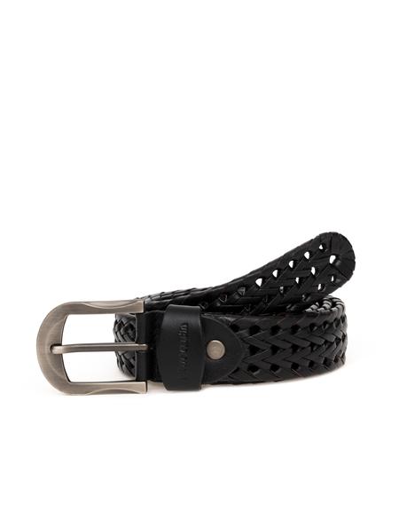 Siyah Örgü Kemer - 50266112013