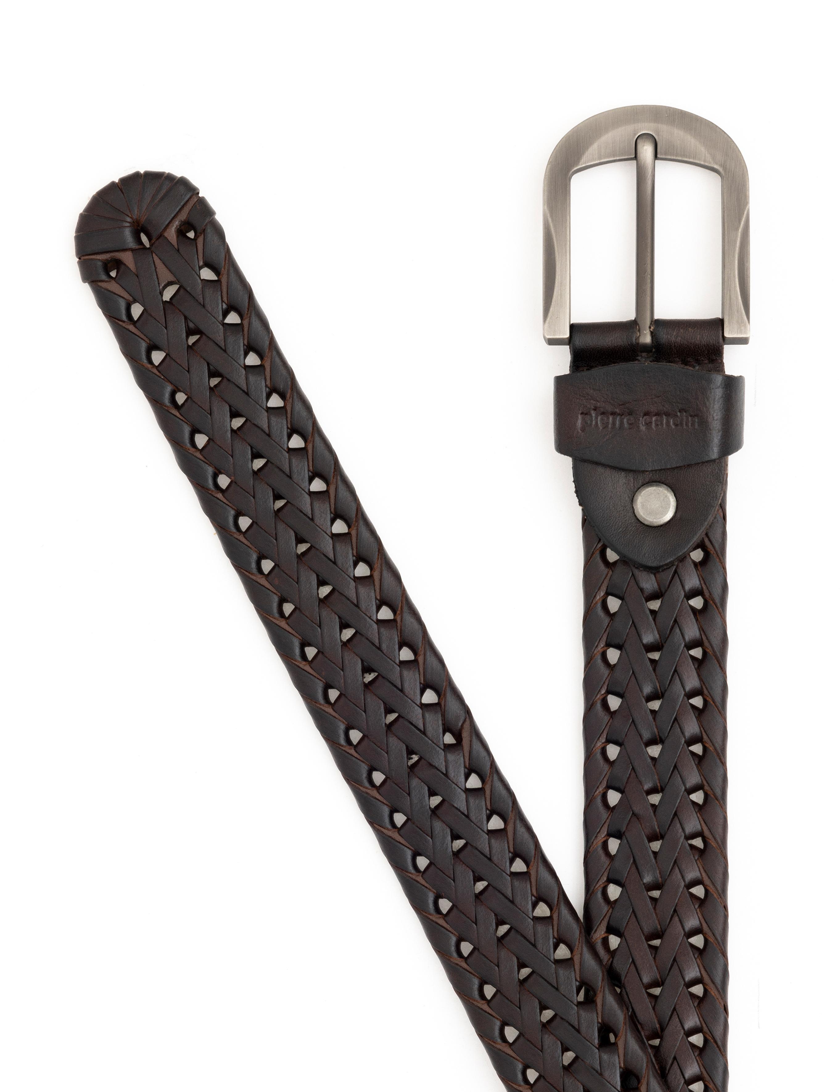 Kahverengi Örgü Kemer