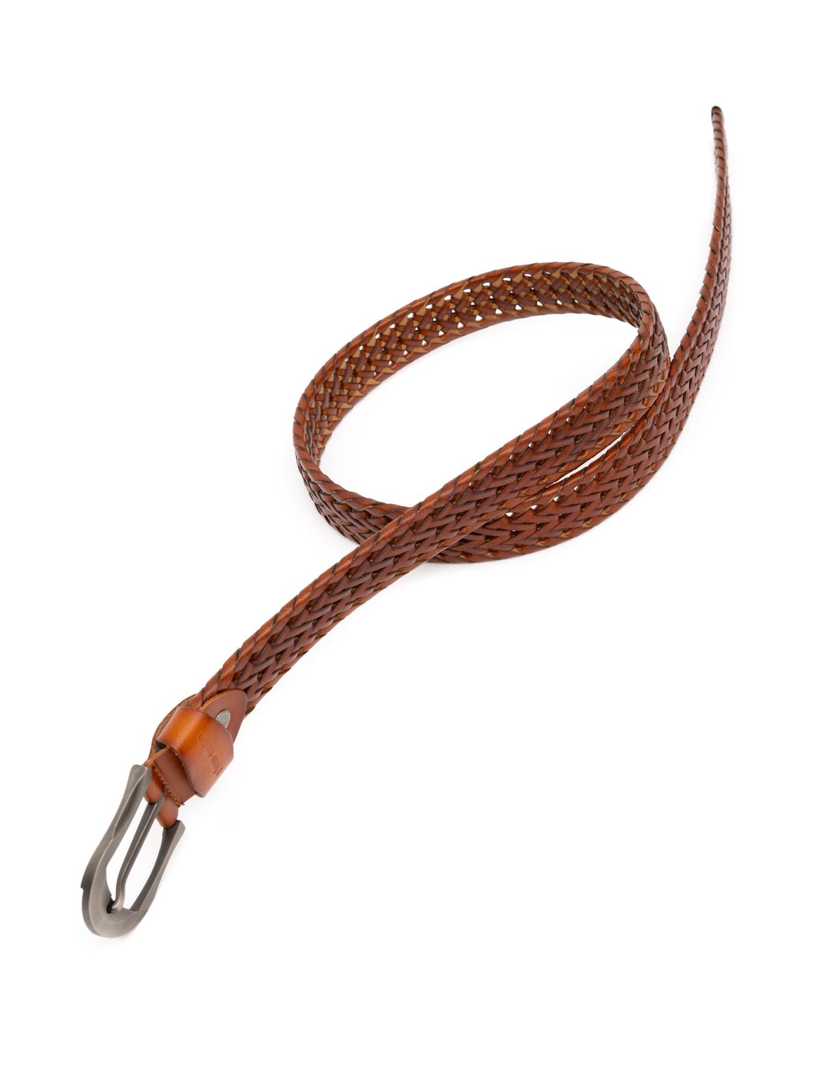 Kahverengi Örgü Kemer - 50266112012