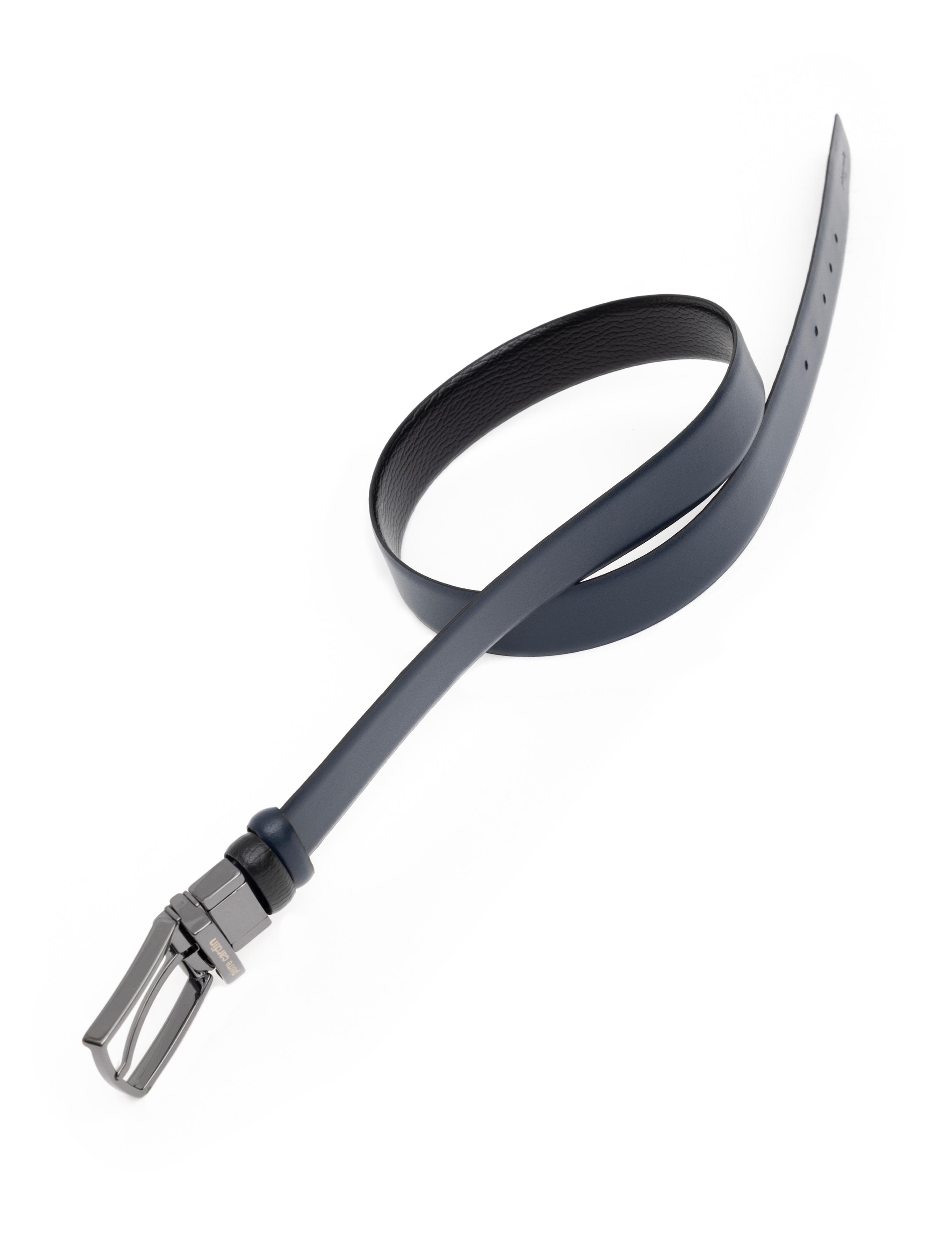 Siyah Çift Taraflı Kemer