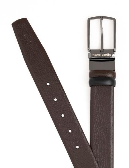 Kahverengi Çift Taraflı Kemer - 50293575005