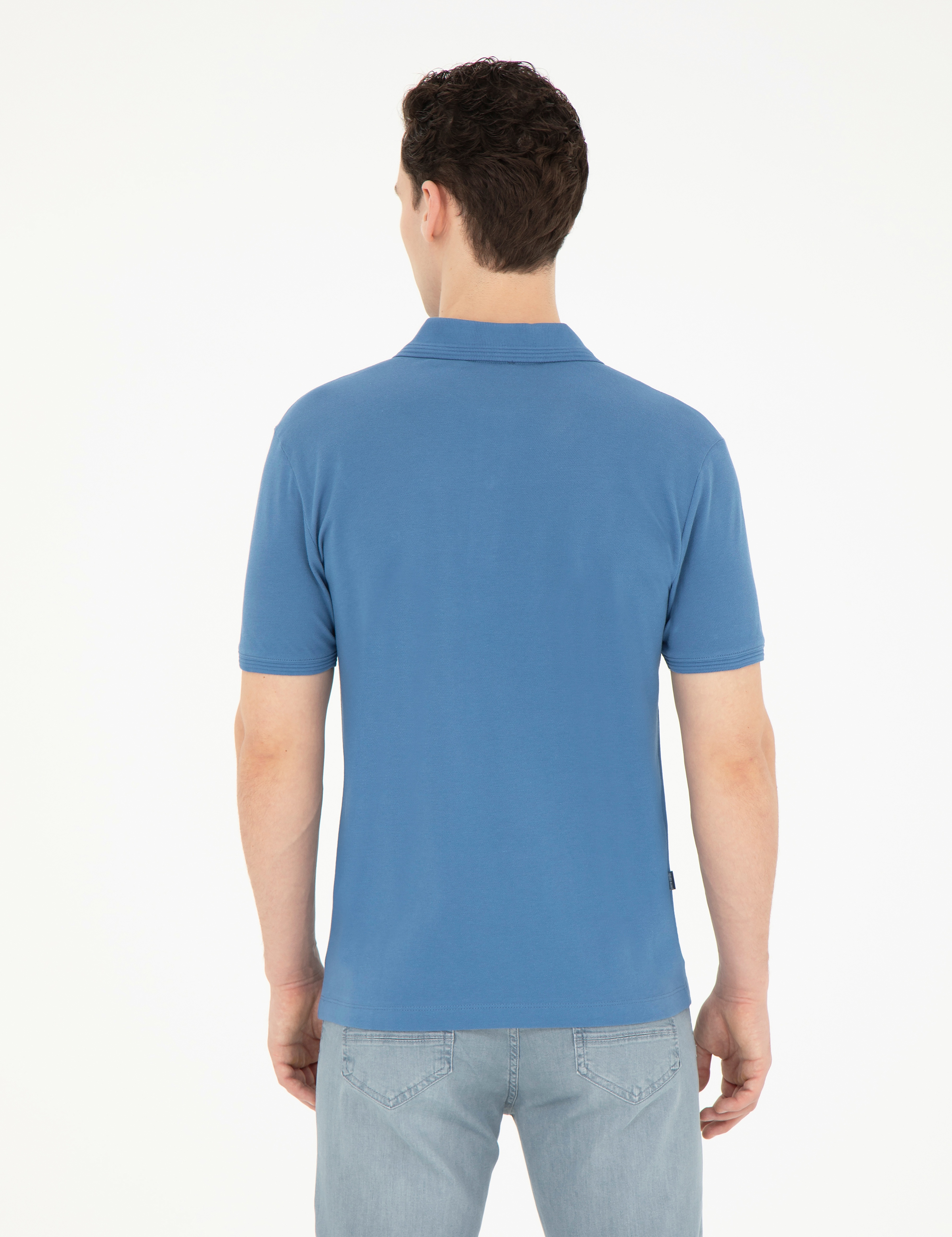 Saks Slim Fit Basic Tişört - Image 5