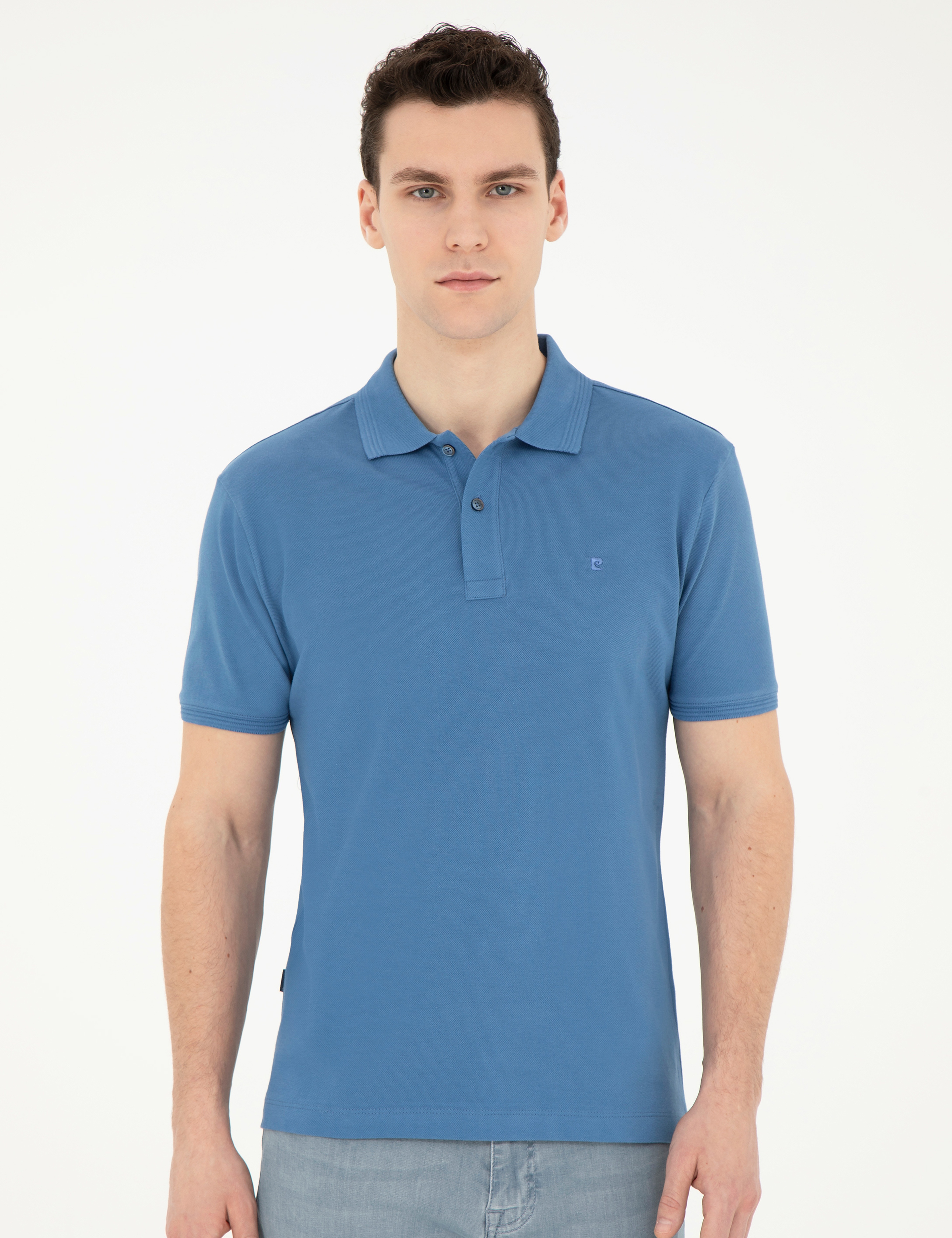 Saks Slim Fit Basic Tişört - Image 3