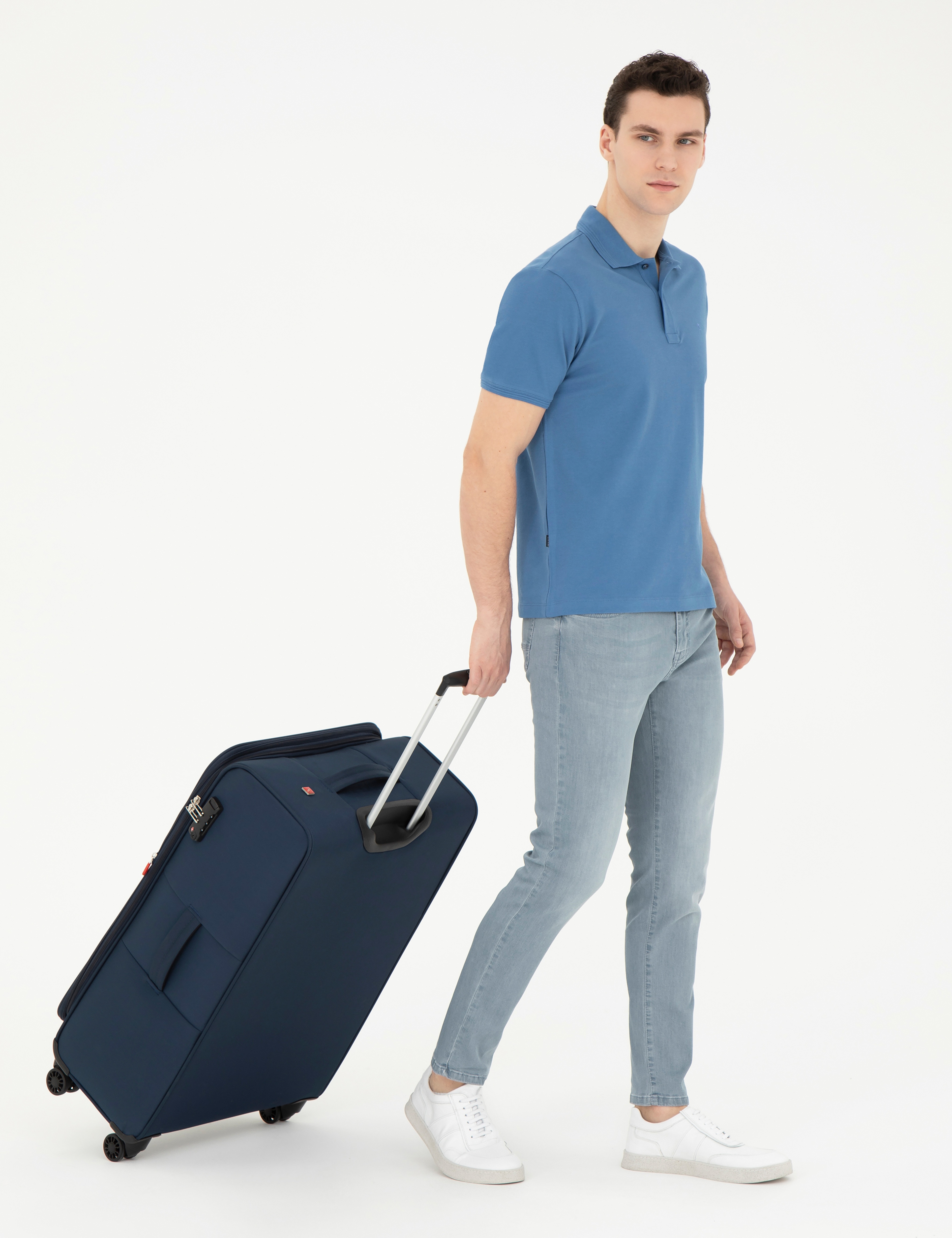 Saks Slim Fit Basic Tişört - Image 4
