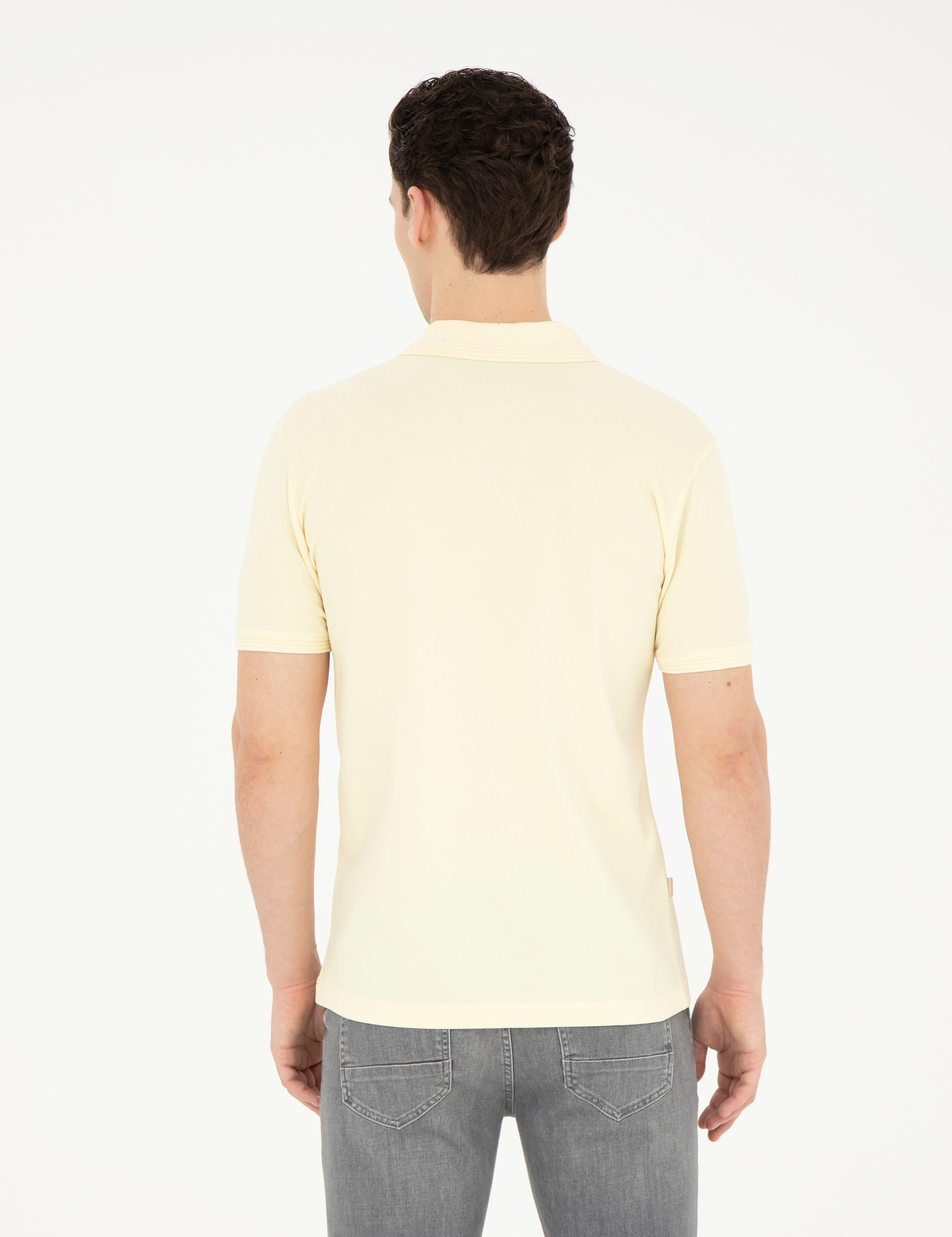 Limon Slim Fit Basic Tişört - Image 5